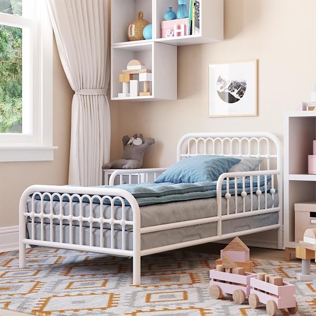 Kids Lolle White Toddler Bed - Thumbnail - Image 2