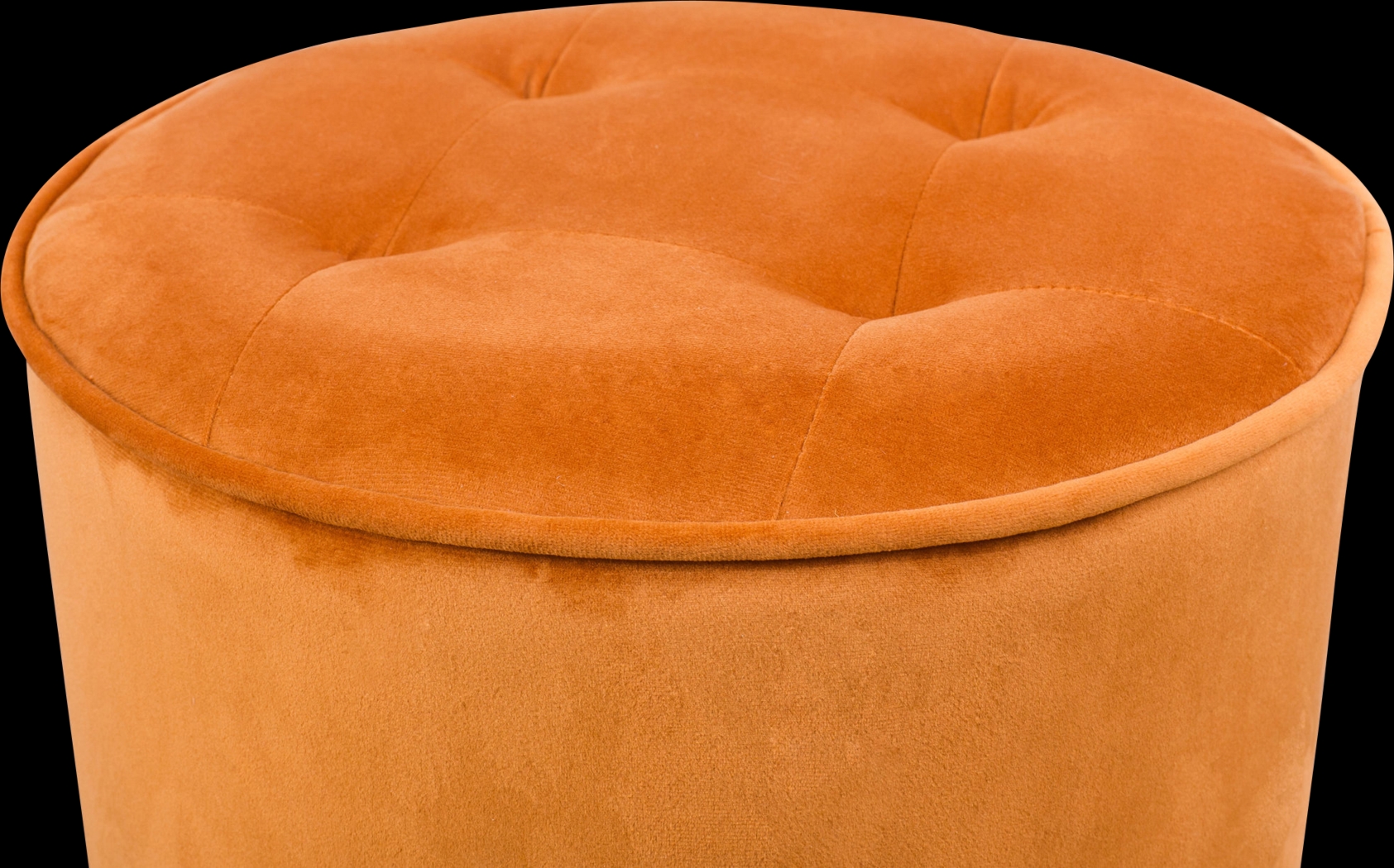 Kids Lomiller Orange Ottoman - Thumbnail - Image 2