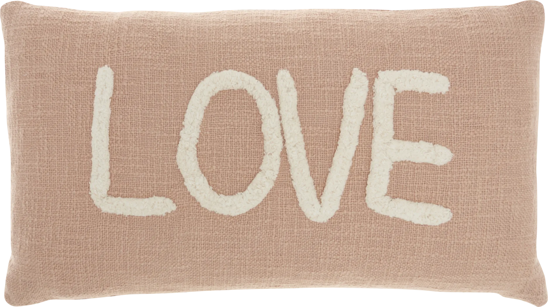 Kids Loving Lane Blush Throw Pillow - Thumbnail - Image 1