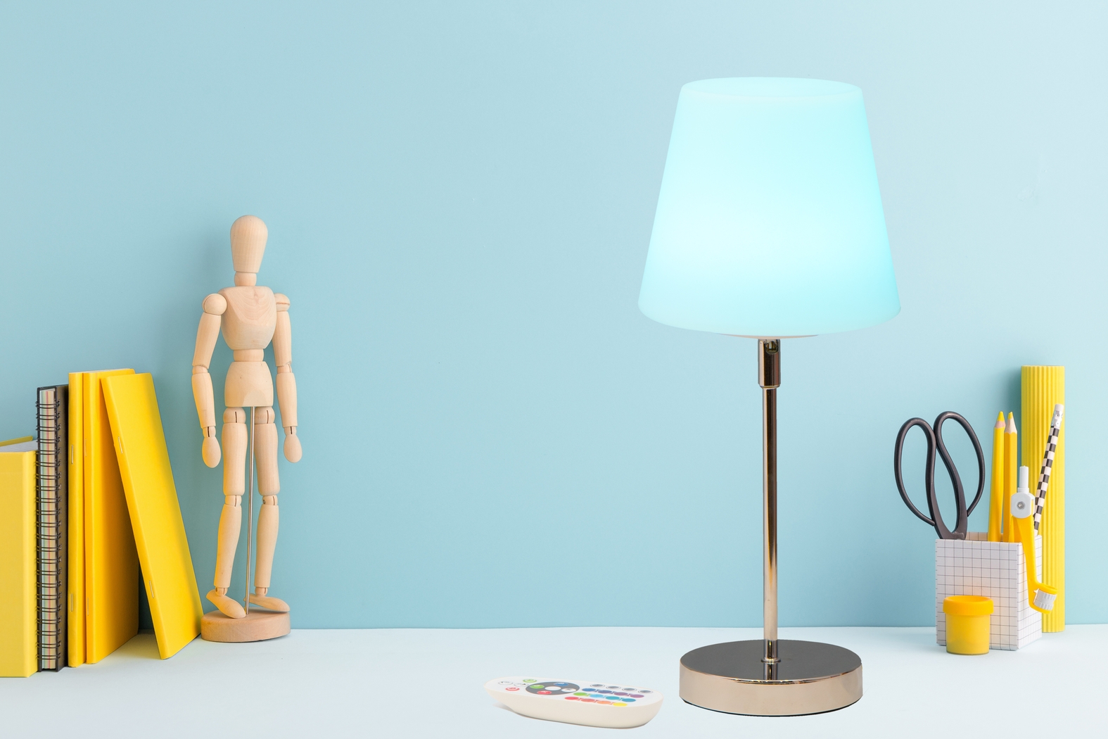 Kids Lucian Silver LED Lamp - Thumbnail - Image 4