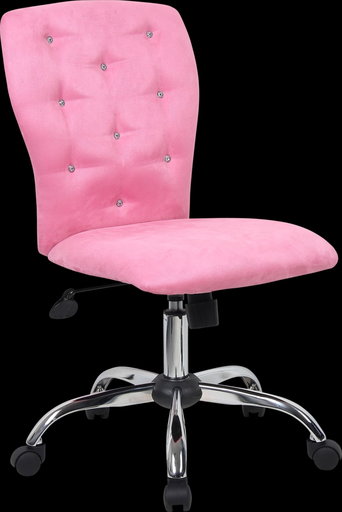 Kids Lucille Pink Desk Chair - Thumbnail - Image 1