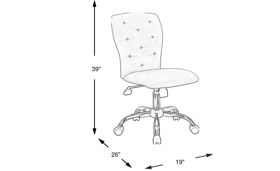 Dimension Image. Please refer to the Dimension Tab on this page for dimension details.