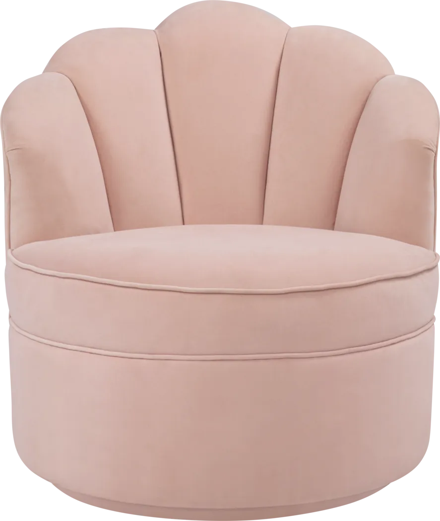 Kids Lucine Pink Swivel Chair - Image 2