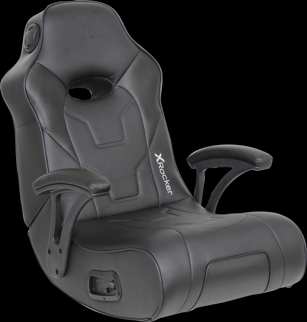 Kids Ludvig Black Gaming Rocker - Thumbnail - Image 1