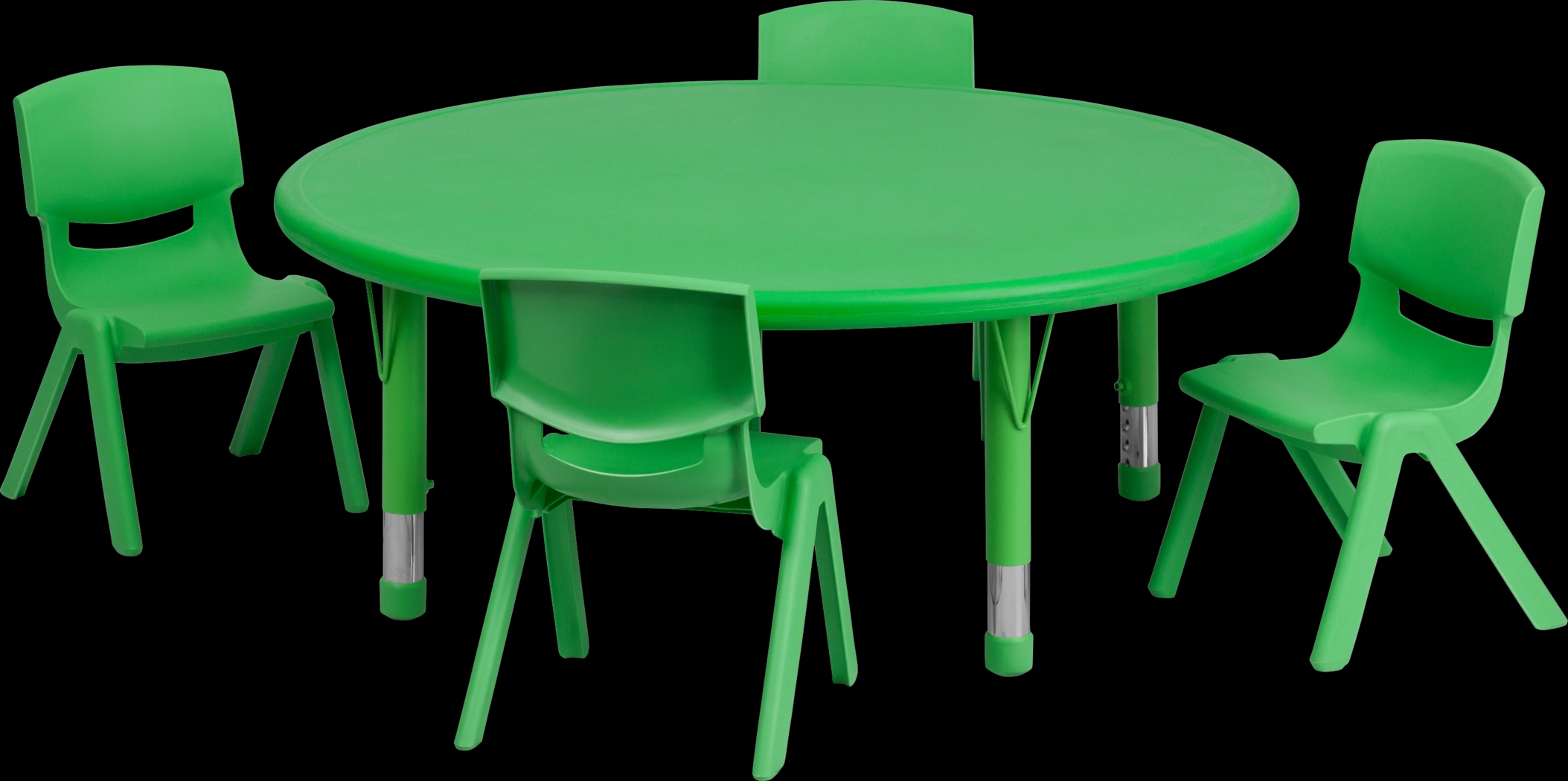 Kids Lugi Green Toddler Table Set - Thumbnail - Image 1