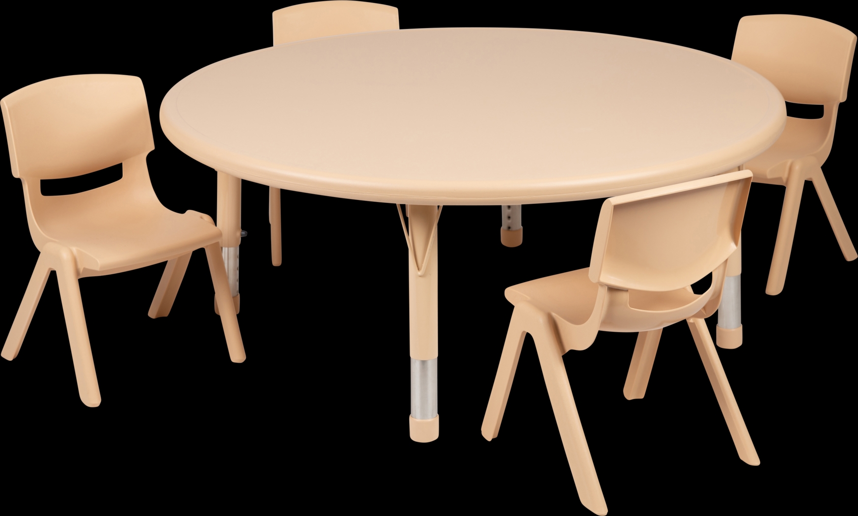 Kids Lugi Natural Toddler Table Set - Thumbnail - Image 1