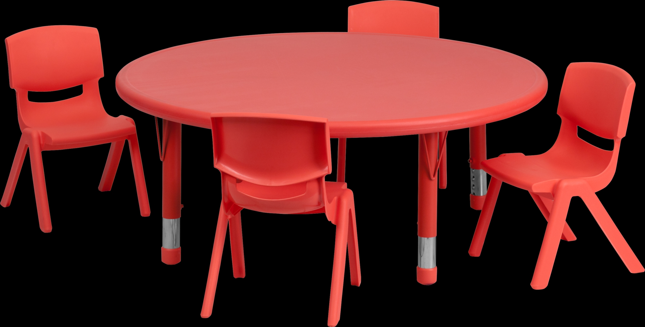 Kids Lugi Red Toddler Table Set - Thumbnail - Image 1