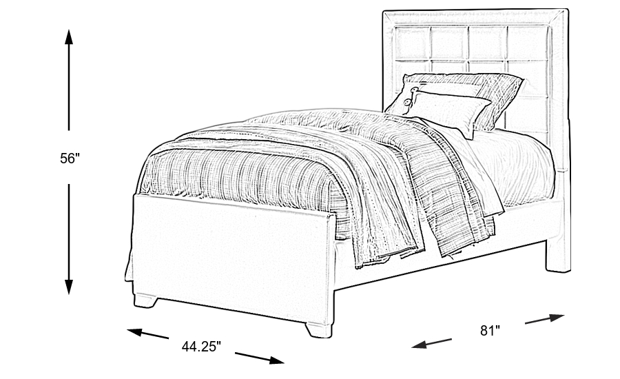 Dimension Image. Please refer to the Dimension Tab on this page for dimension details.