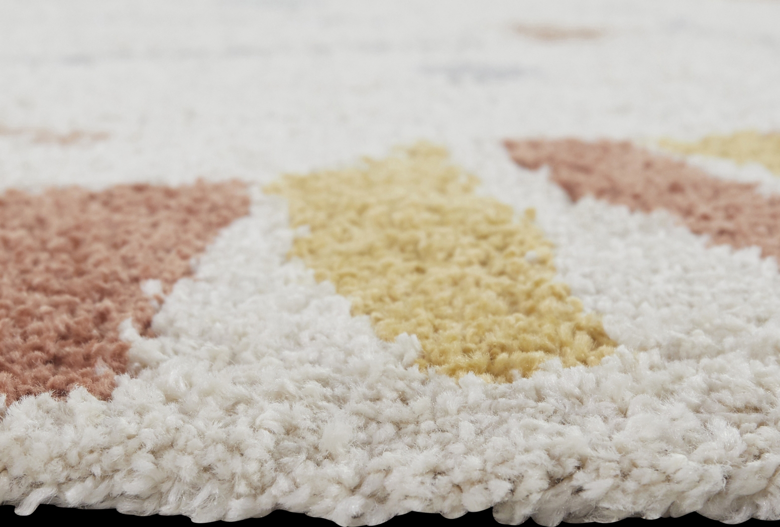 Kids Mabuni Cream 5'3 Round Rug - Thumbnail - Image 5