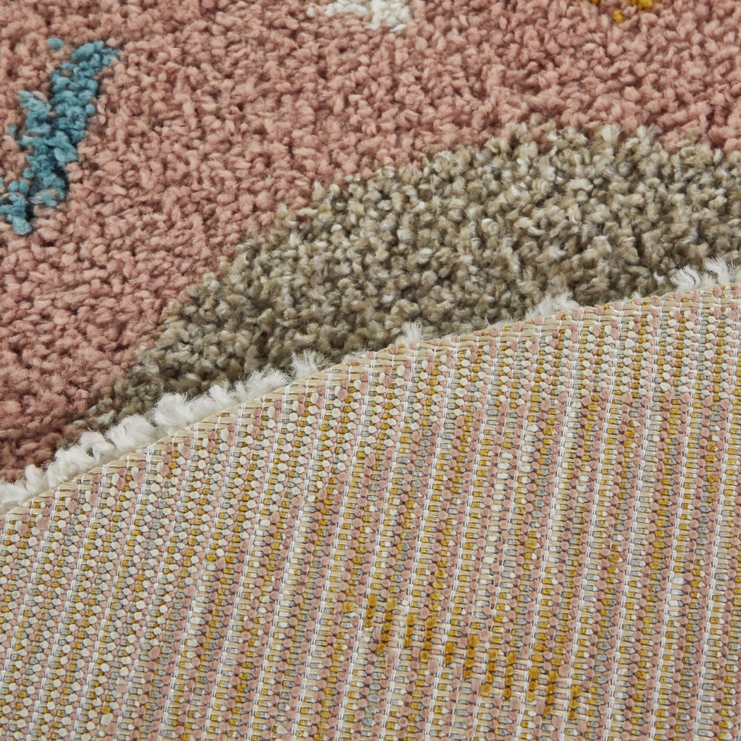 Kids Macdona Pink 3'11 x 3'11 Rug - Thumbnail - Image 4