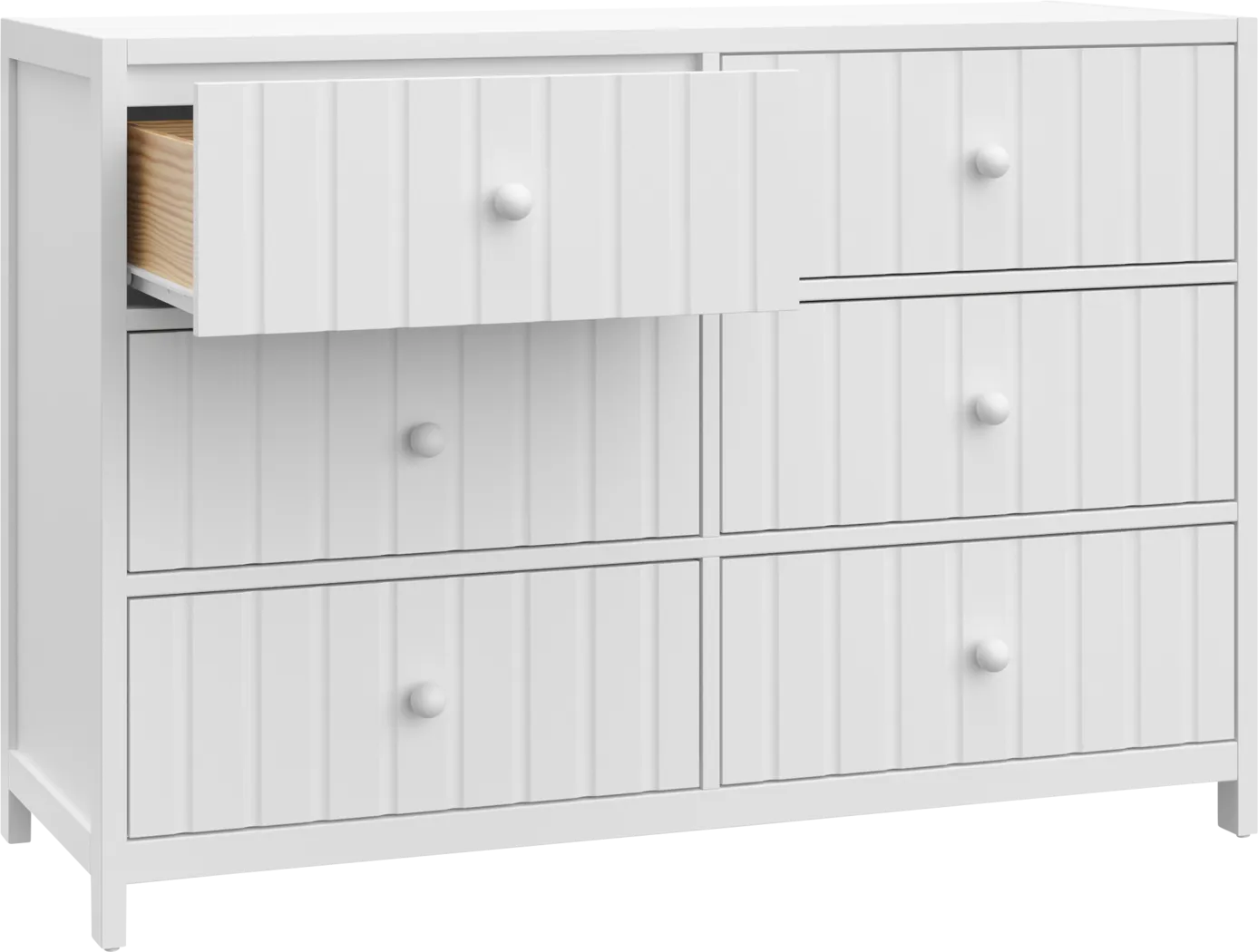 Kids Maelori III White Dresser - Thumbnail - Image 10