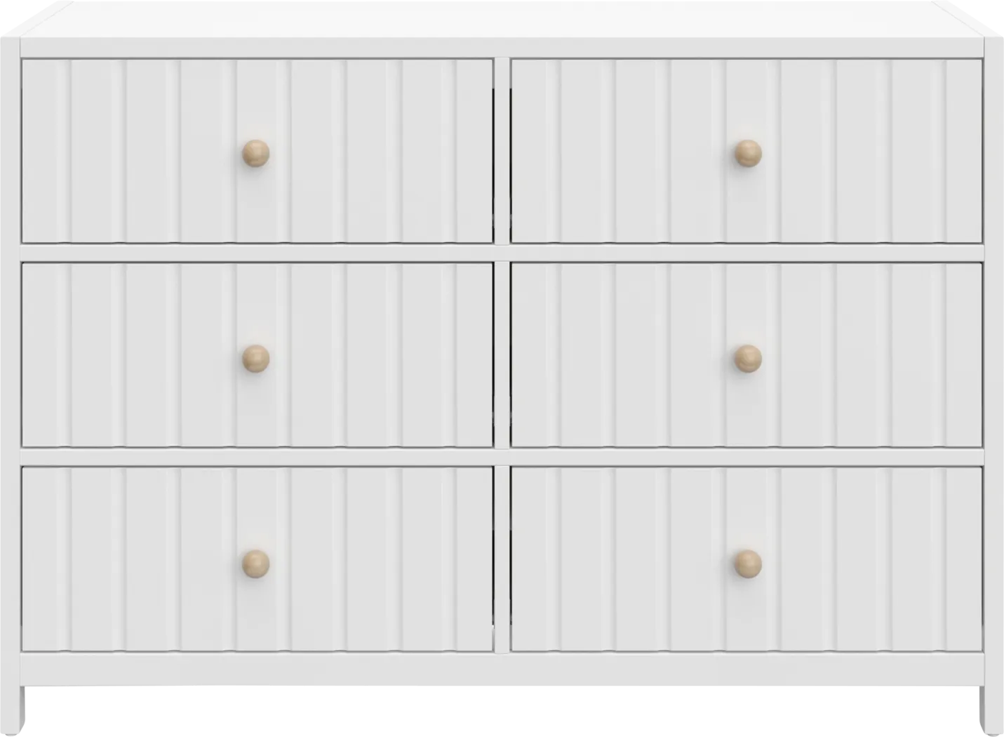 Kids Maelori III White Dresser - Thumbnail - Image 3