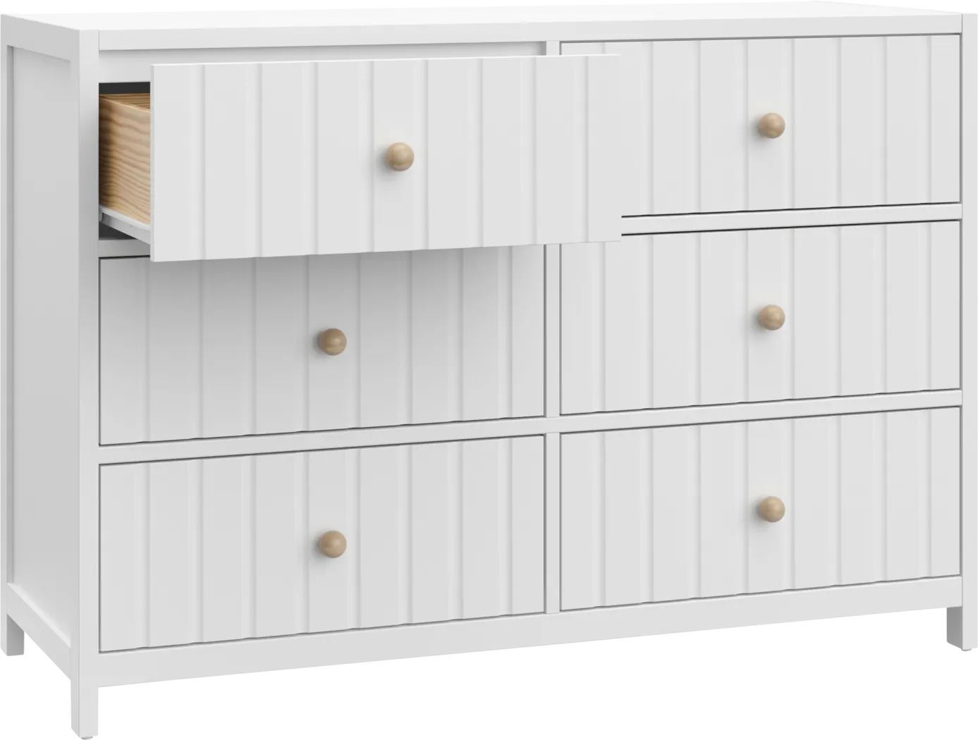 Kids Maelori III White Dresser - Thumbnail - Image 5