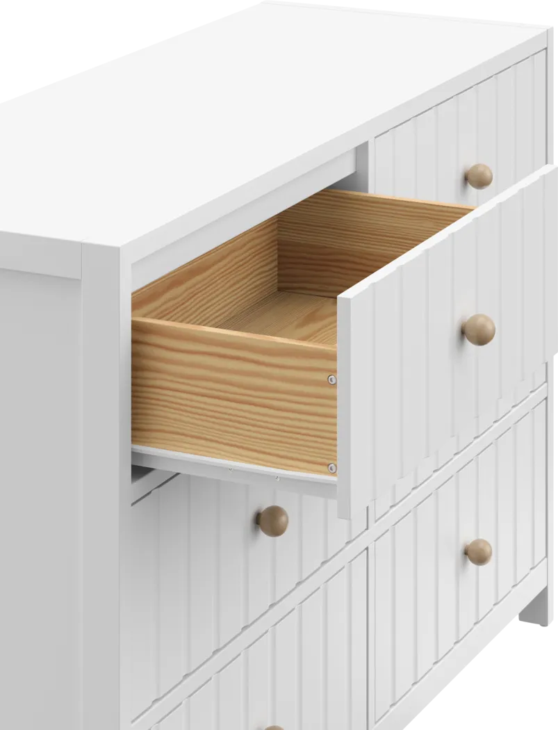 Kids Maelori III White Dresser - Thumbnail - Image 6