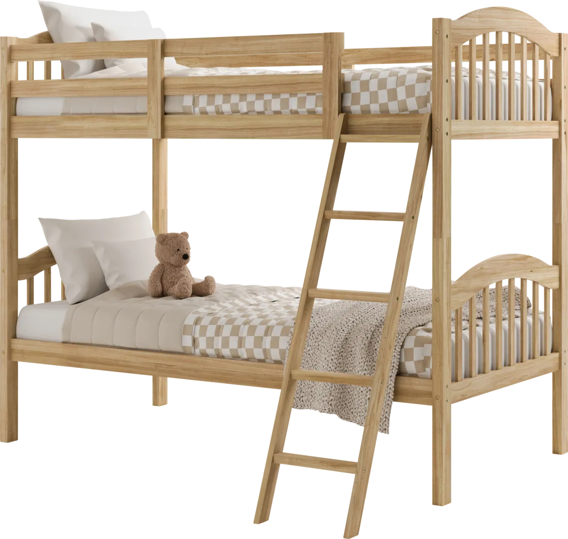 Kids Maglo Natural Twin/Twin Bunk Bed - Thumbnail - Image 11