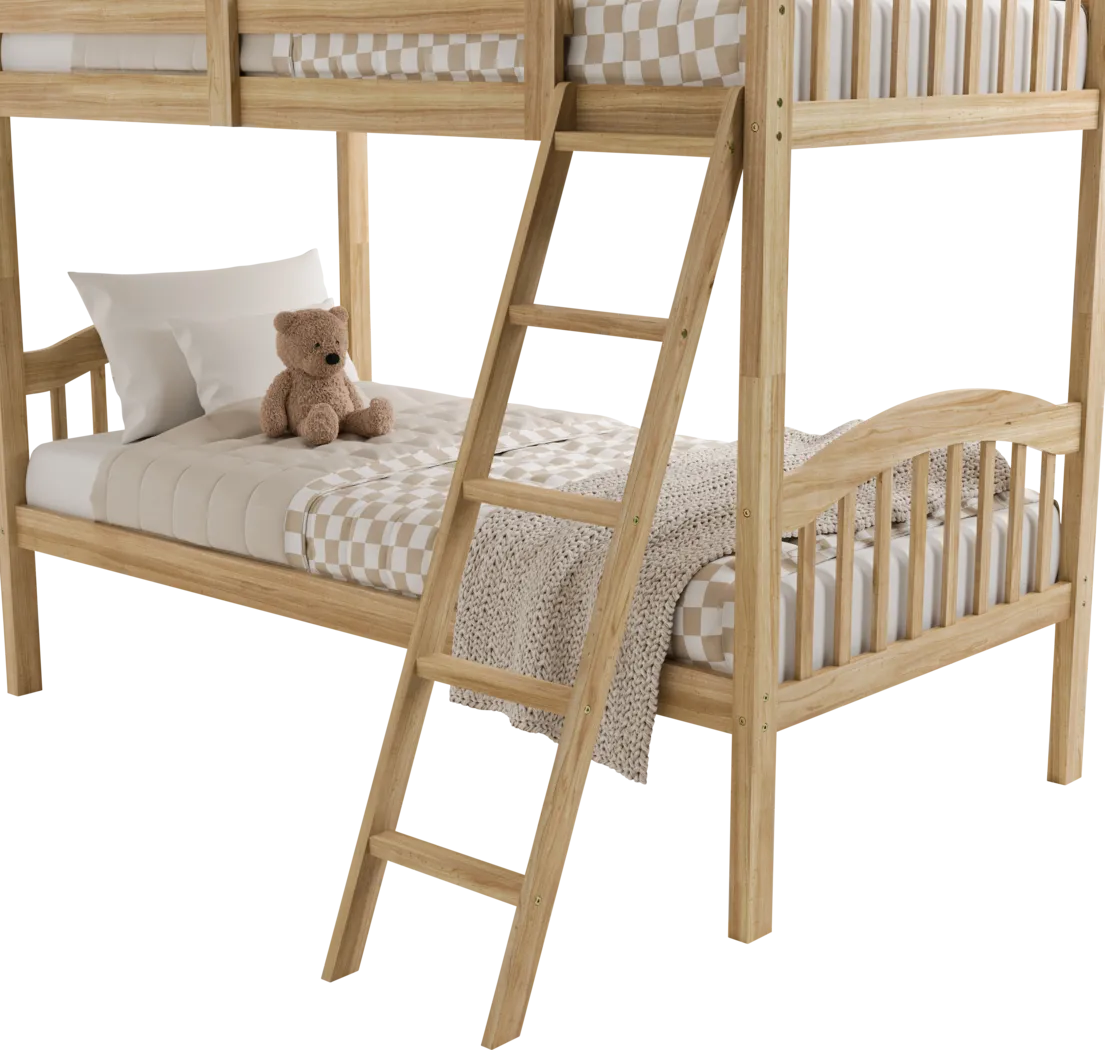 Kids Maglo Natural Twin/Twin Bunk Bed - Thumbnail - Image 7
