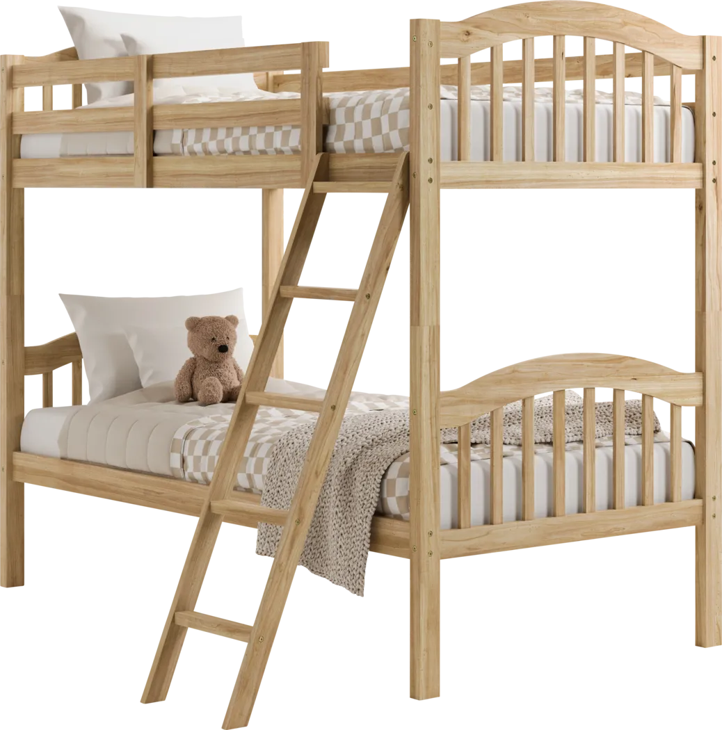 Kids Maglo Natural Twin/Twin Bunk Bed - Thumbnail - Image 10