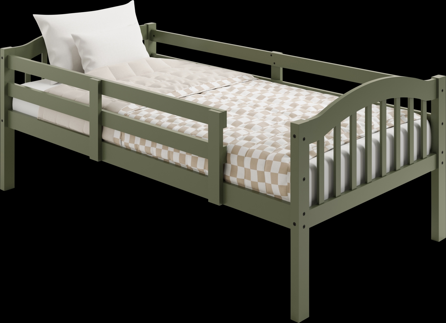 Kids Maglo Olive Twin/Twin Bunk Bed - Thumbnail - Image 5