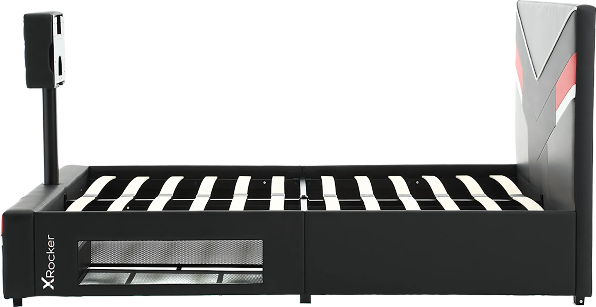 Kids Mahine II Black Full Gaming Bed with TV Mount - Thumbnail - Image 5