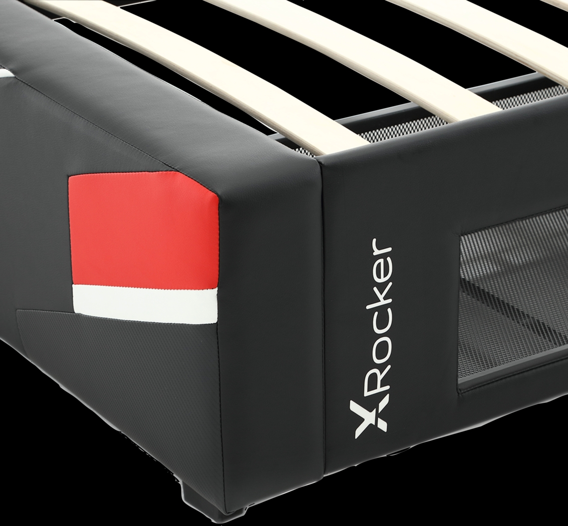 Kids Mahine II Black Twin Gaming Bed with TV Mount - Thumbnail - Image 6