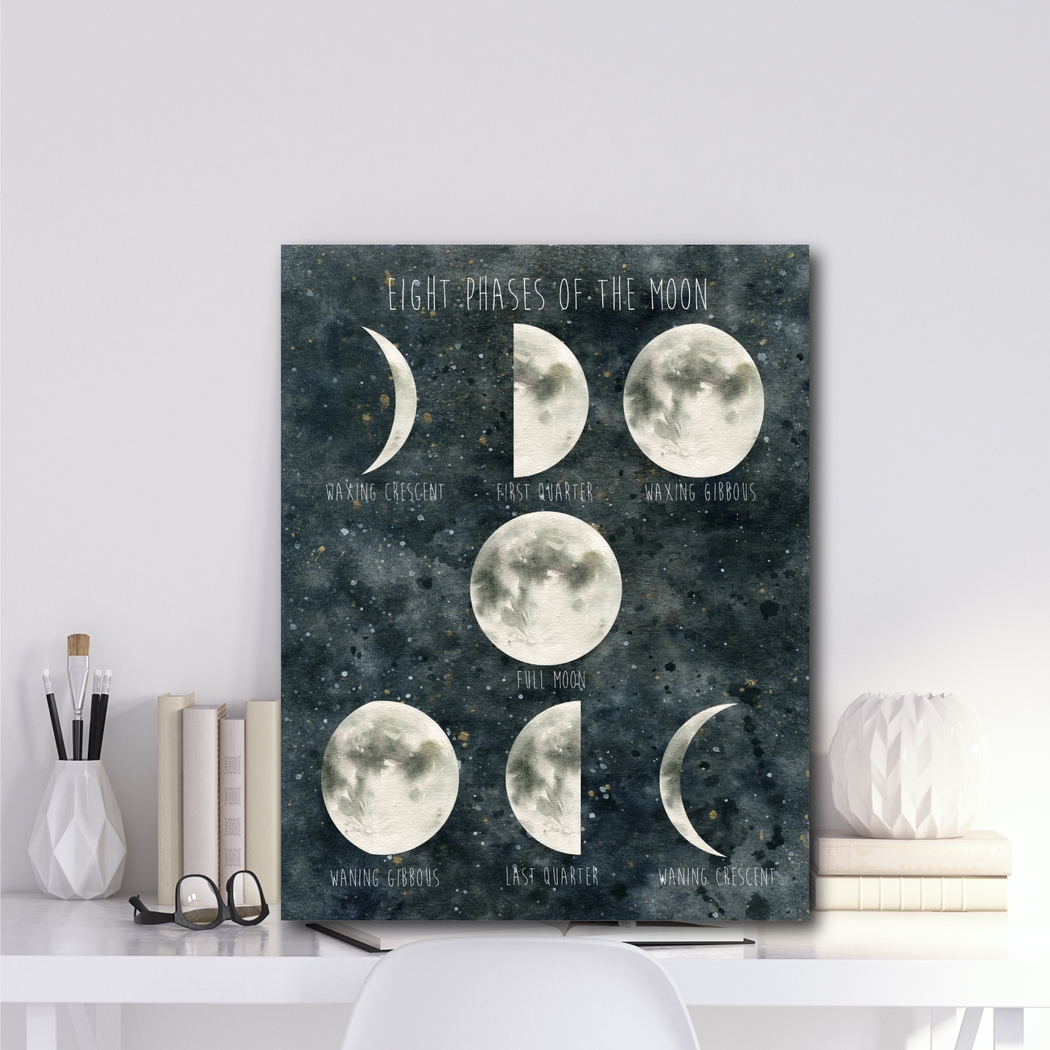 Kids Majestic Moon Gray Artwork - Thumbnail - Image 2