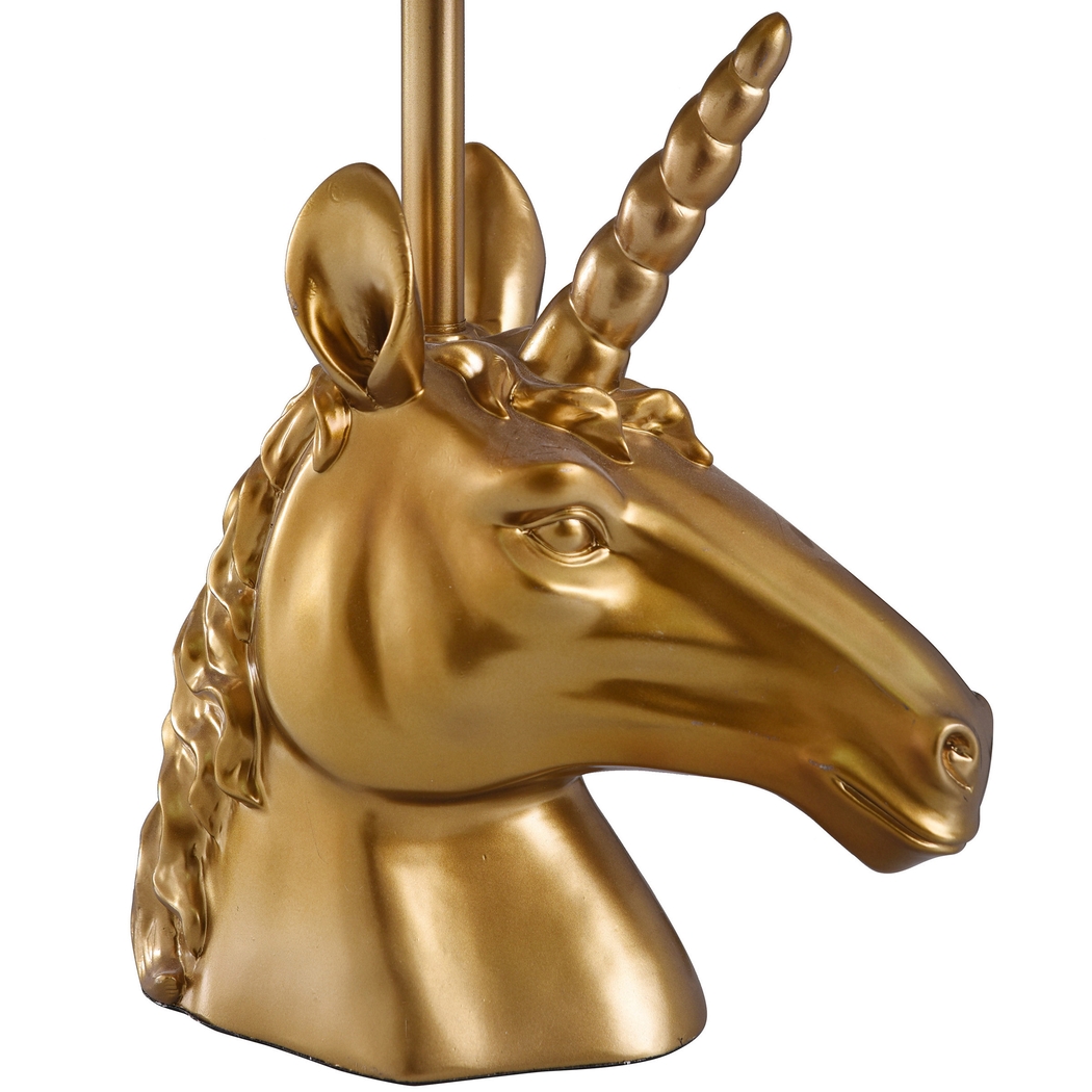 Kids Majestic Unicorn Gold Lamp - Thumbnail - Image 4