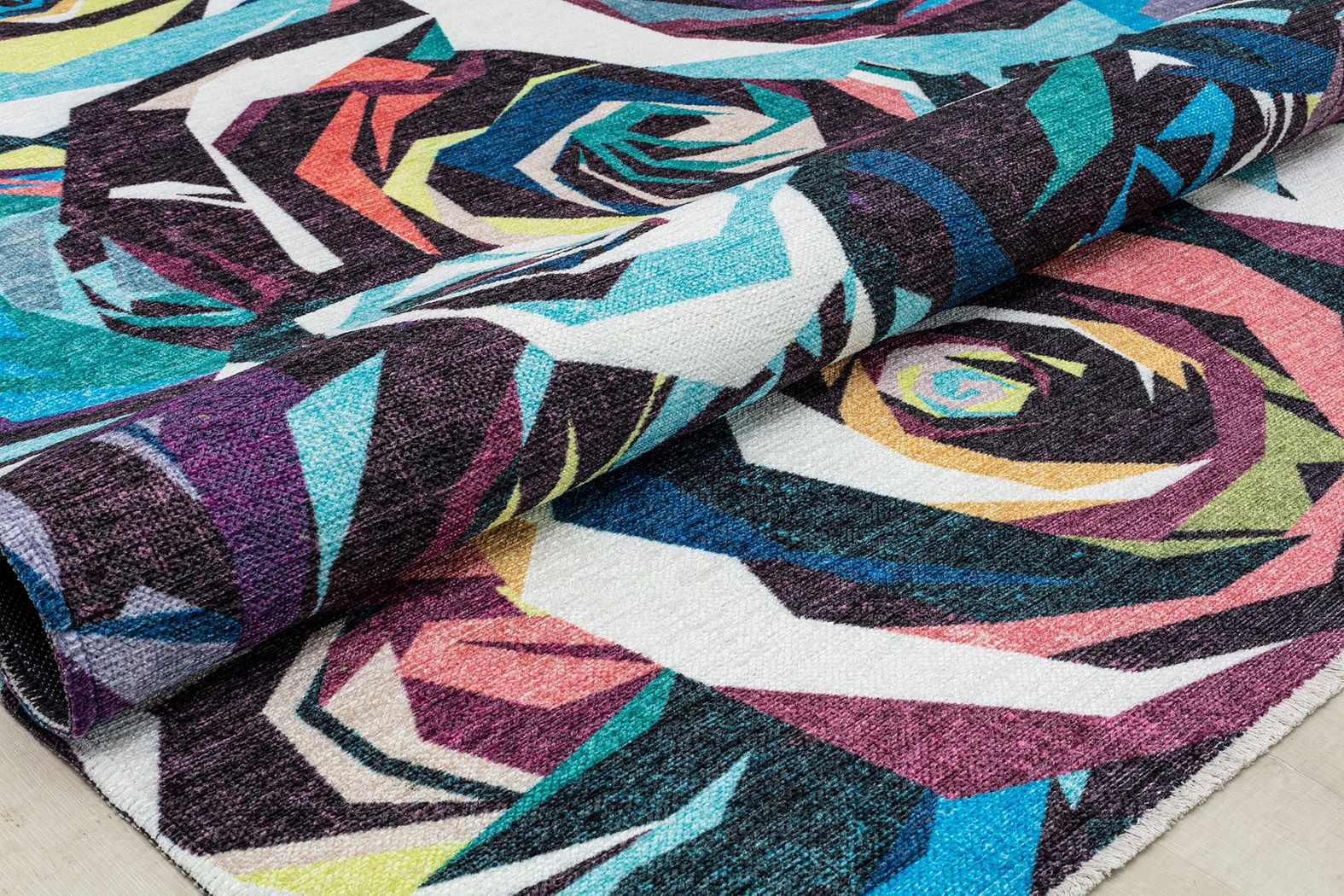 Kids Makuza Black 7'10 x 10' Rug - Thumbnail - Image 4