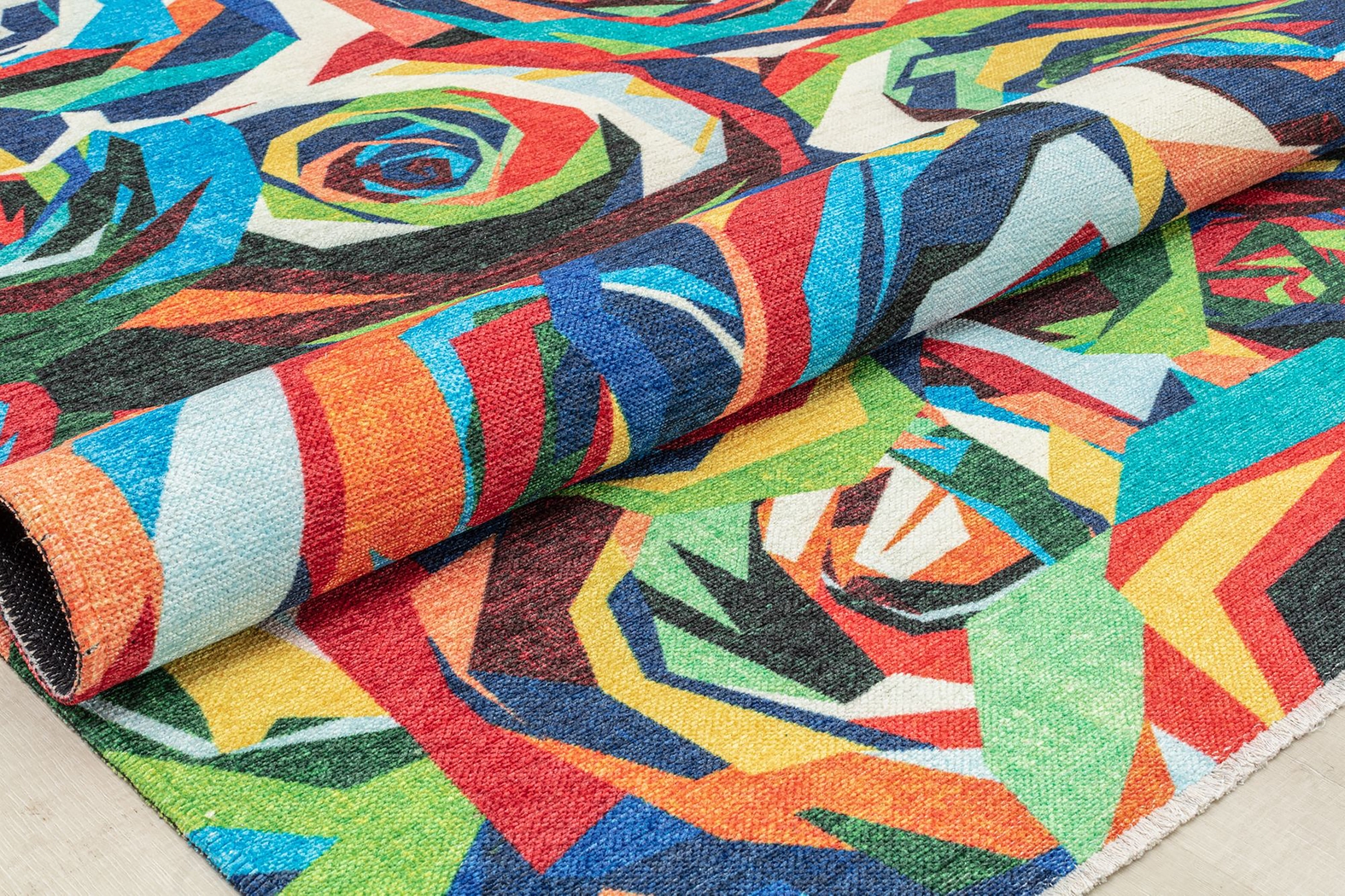 Kids Makuza Multi 5'3 x 7 Rug - Thumbnail - Image 4