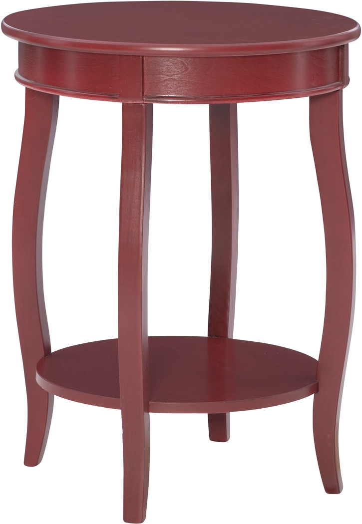 Kids Maliory Red Accent Table - Thumbnail - Image 2