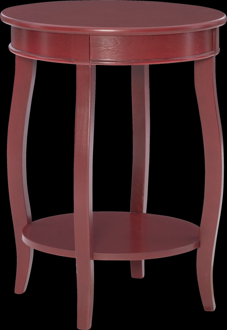 Kids Maliory Red Accent Table - Thumbnail - Image 1