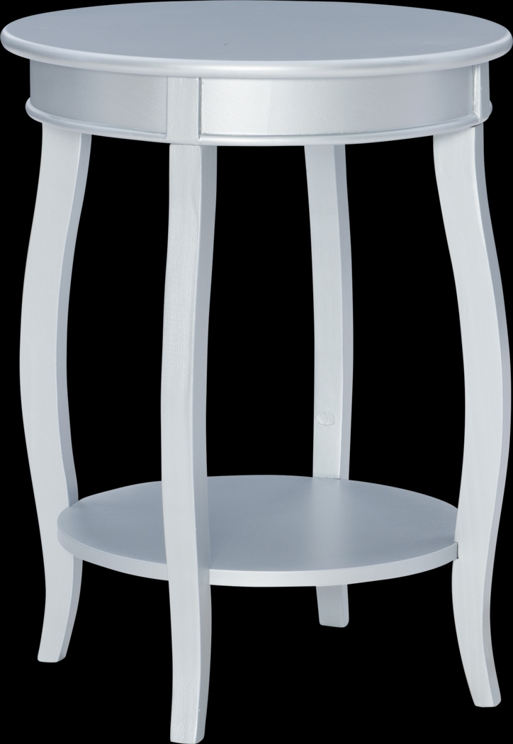 Kids Maliory Silver Accent Table - Thumbnail - Image 1