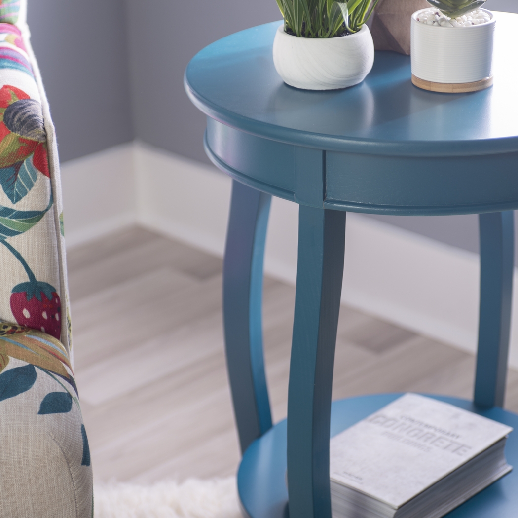 Kids Maliory Teal Accent Table - Thumbnail - Image 4