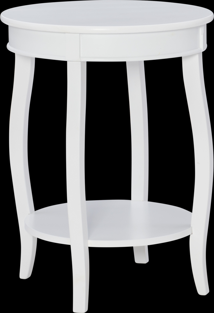 Kids Maliory White Accent Table - Thumbnail - Image 1