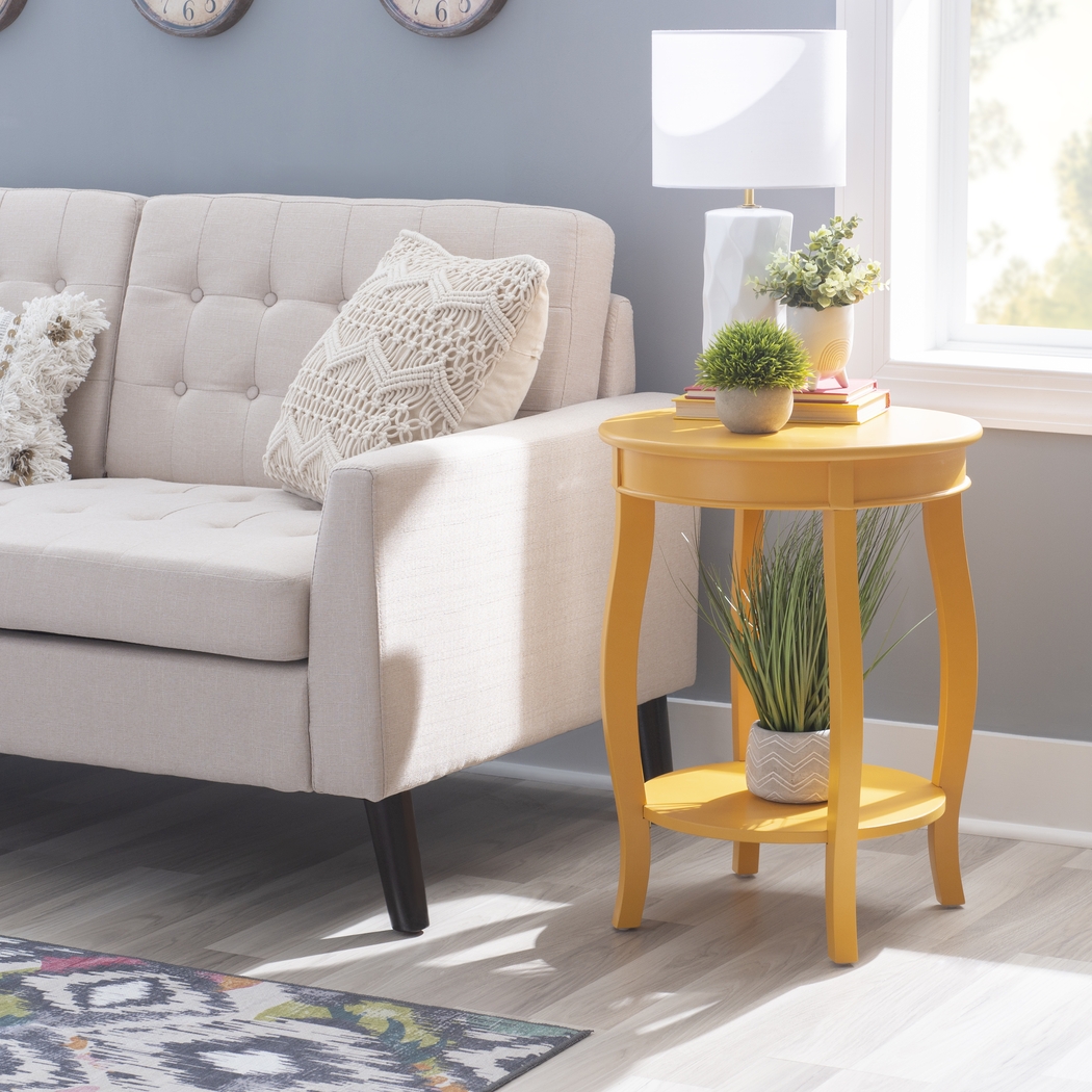 Kids Maliory Yellow Accent Table - Thumbnail - Image 2