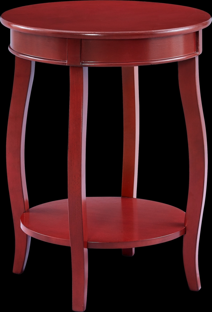 Kids Maliory Red Accent Table - Thumbnail - Image 1