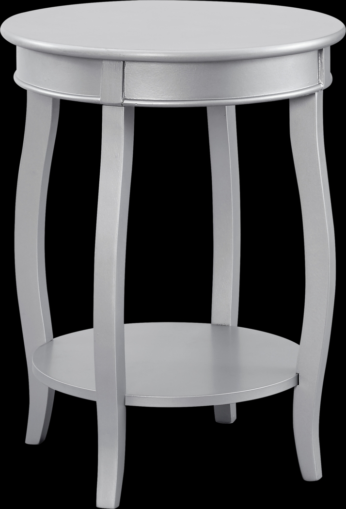 Kids Maliory Silver Accent Table - Thumbnail - Image 1