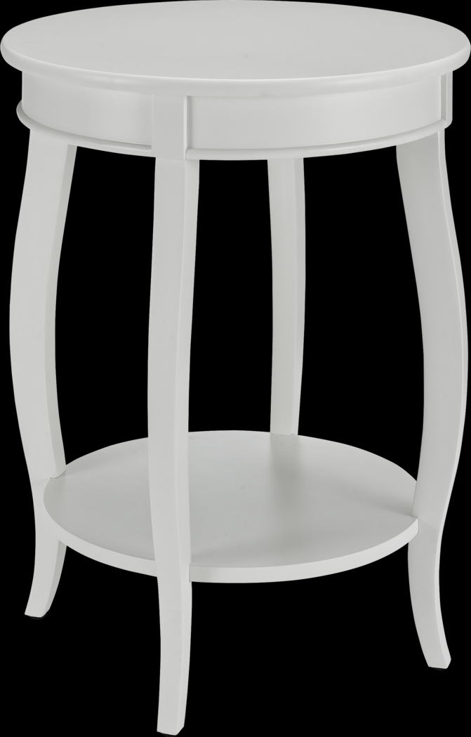 Kids Maliory White Accent Table - Thumbnail - Image 1