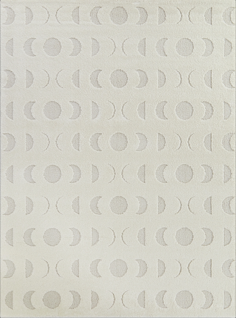 Kids Many Moons Cream 5'3 x 7' Rug - Thumbnail - Image 1