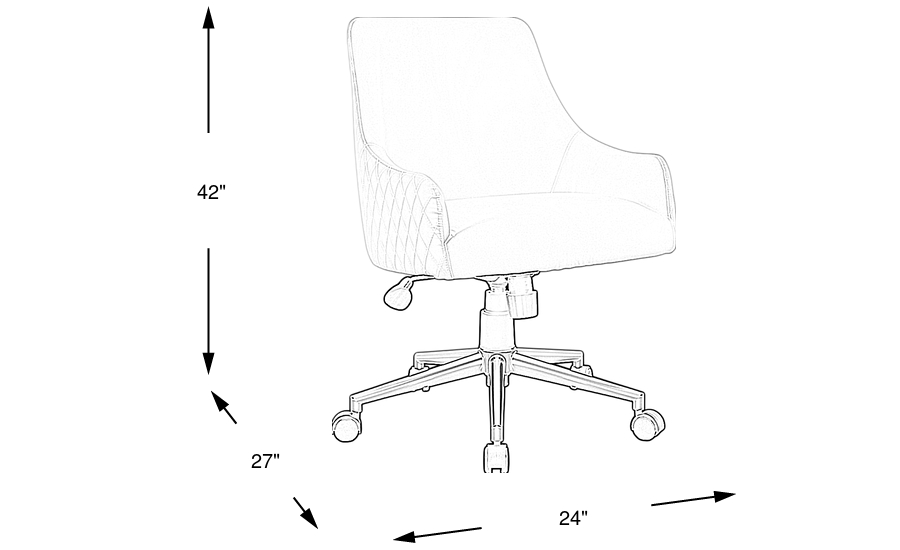 Dimension Image. Please refer to the Dimension Tab on this page for dimension details.