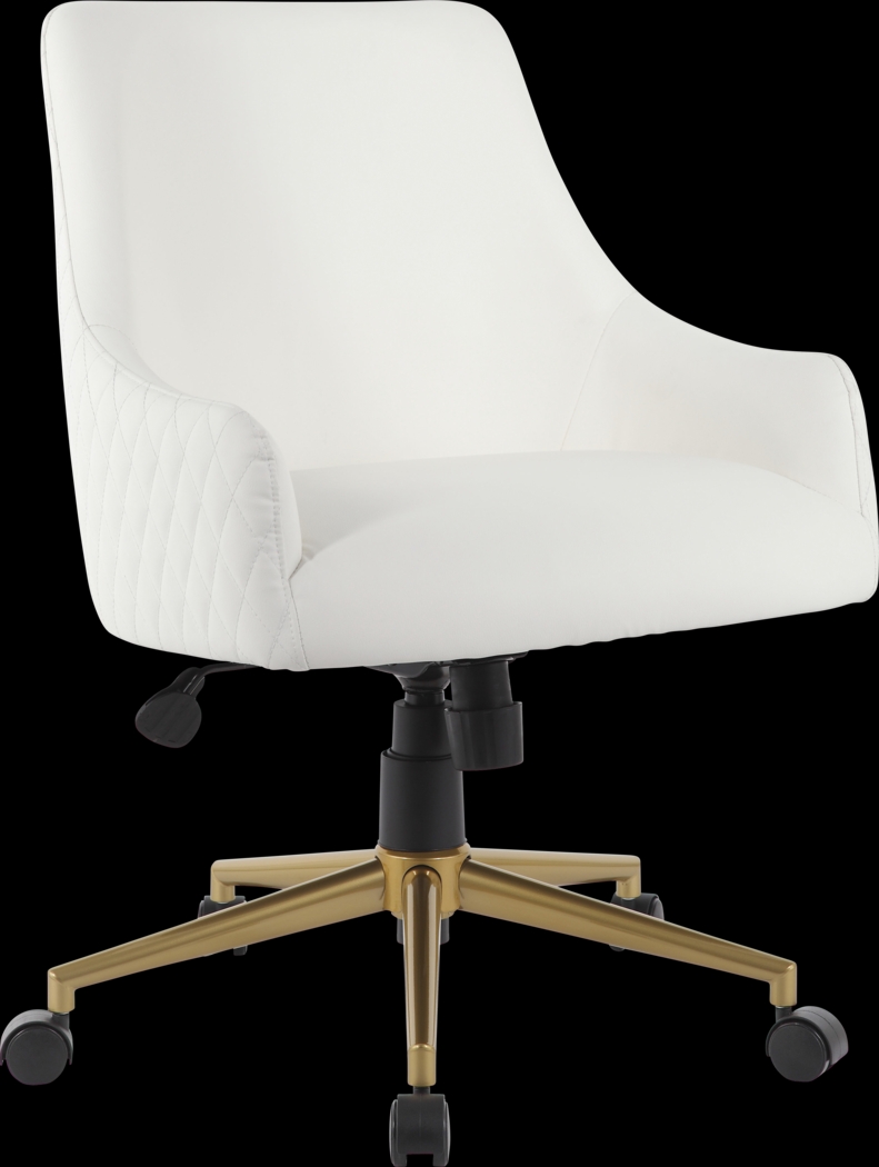 Kids Marilyn Ivory Desk Chair - Thumbnail - Image 1
