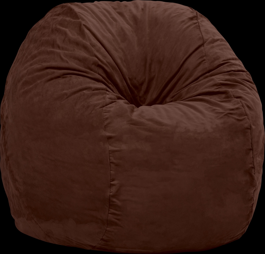 Kids Marshmellow Brown Large Bean Bag Chair - Thumbnail - Image 3