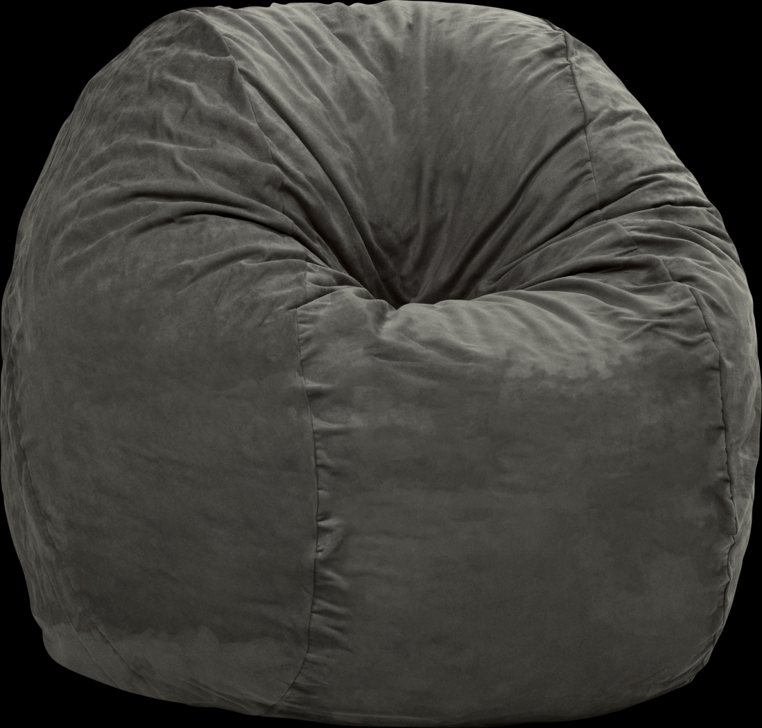 Kids Marshmellow Gray Large Bean Bag Chair - Thumbnail - Image 3