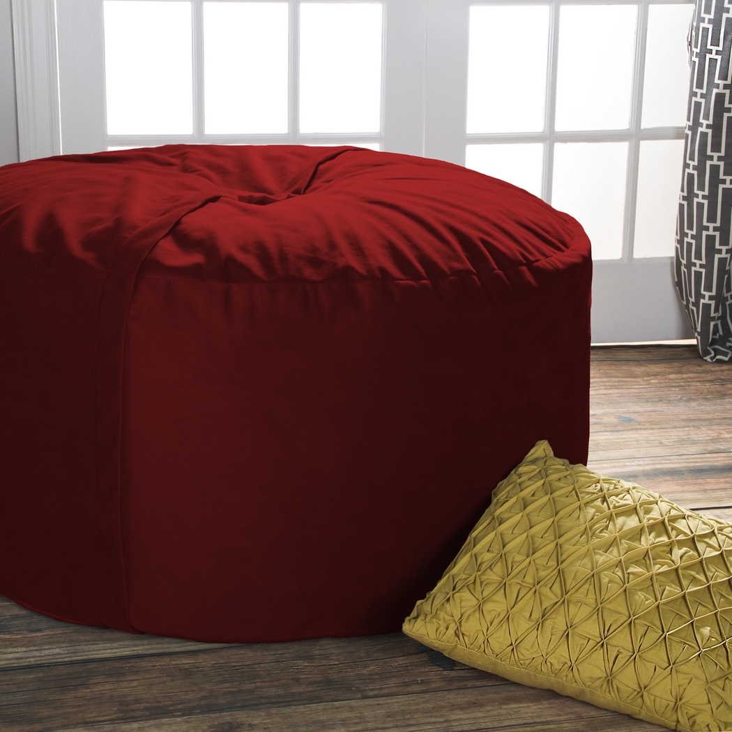 Kids Marshmellow Red Bean Bag Chair - Thumbnail - Image 2