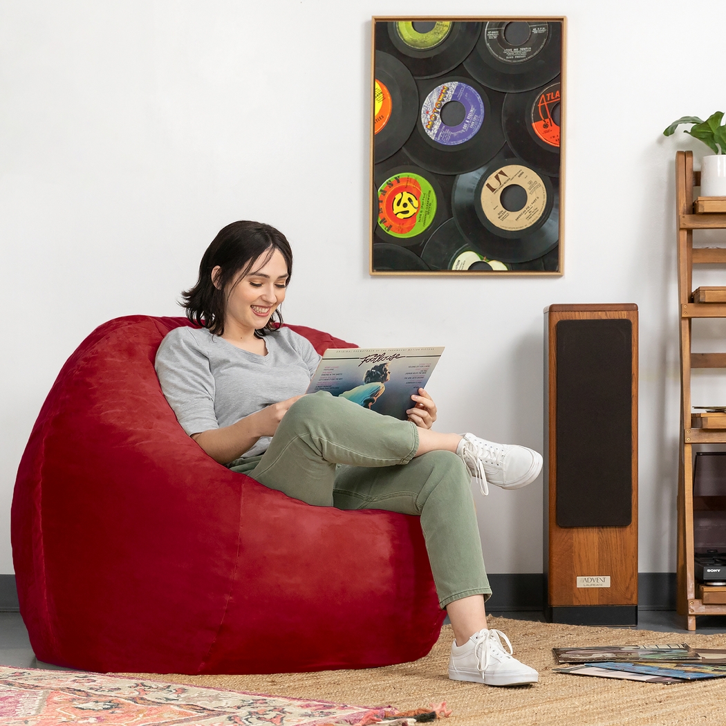 Kids Marshmellow Red Bean Bag Chair - Thumbnail - Image 6