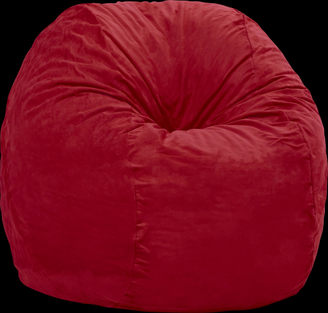 Kids Marshmellow Red Large Bean Bag Chair - Thumbnail - Image 3