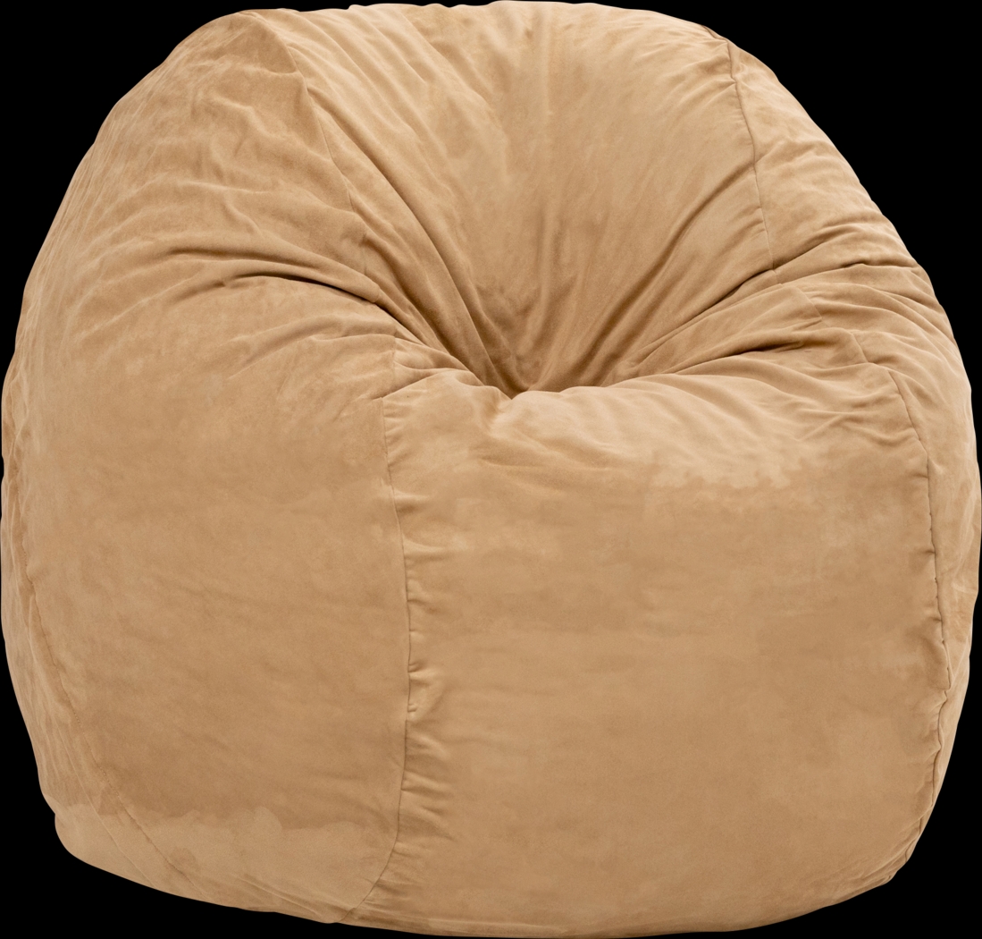 Kids Marshmellow Tan Bean Bag Chair - Thumbnail - Image 7