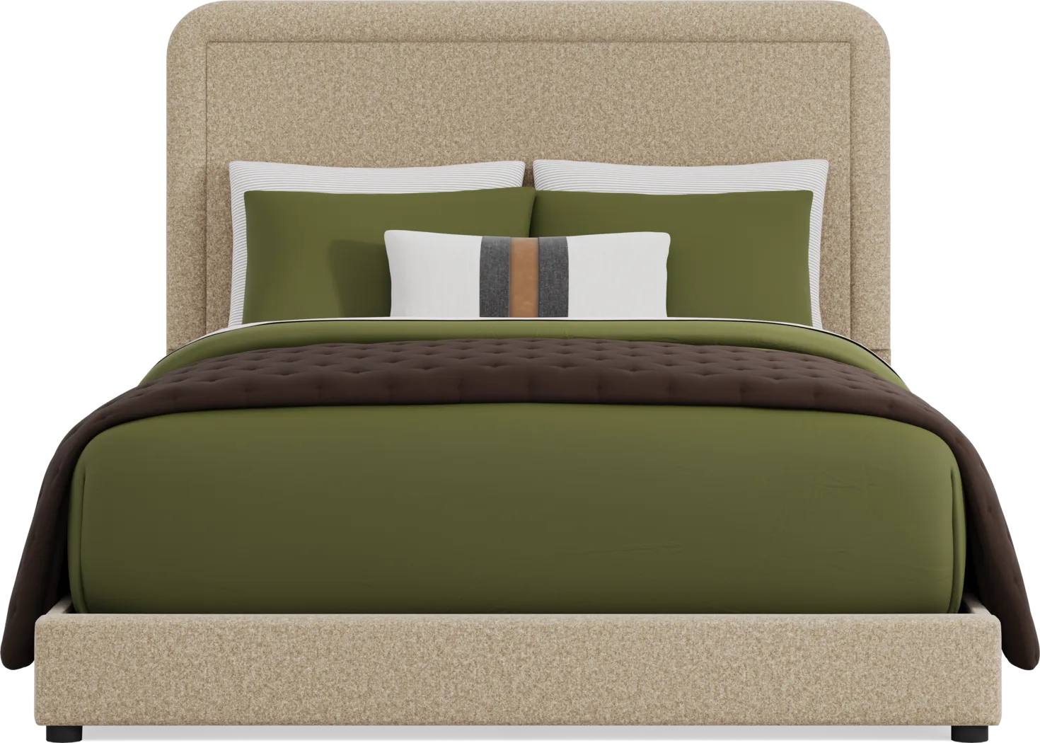 Kids Mason Camel Full Upholstered Bed - Image 2