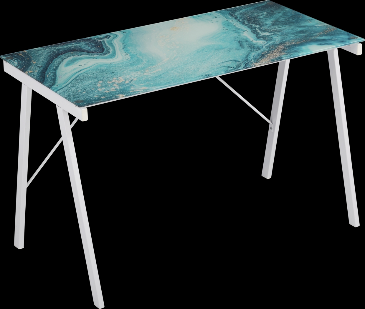 Kids Maya Cay Blue Graphic Desk - Thumbnail - Image 1