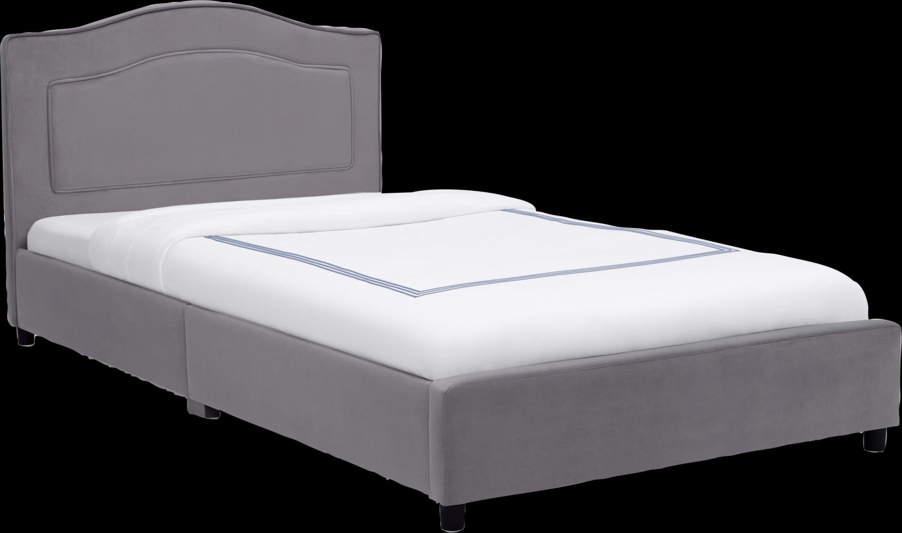 Kids Mebrie Gray Twin Bed - Thumbnail - Image 4