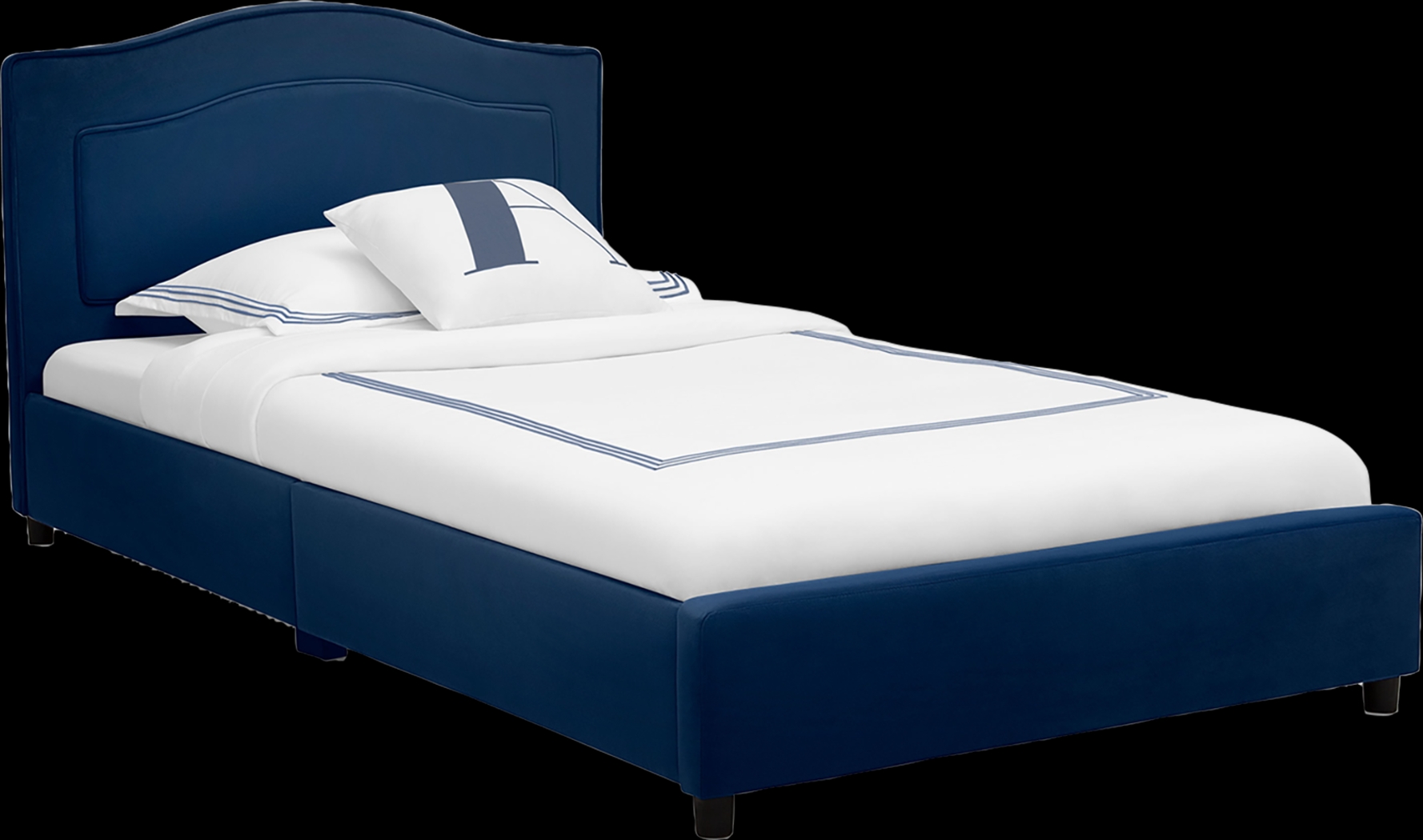 Kids Mebrie Navy Twin Bed - Thumbnail - Image 1